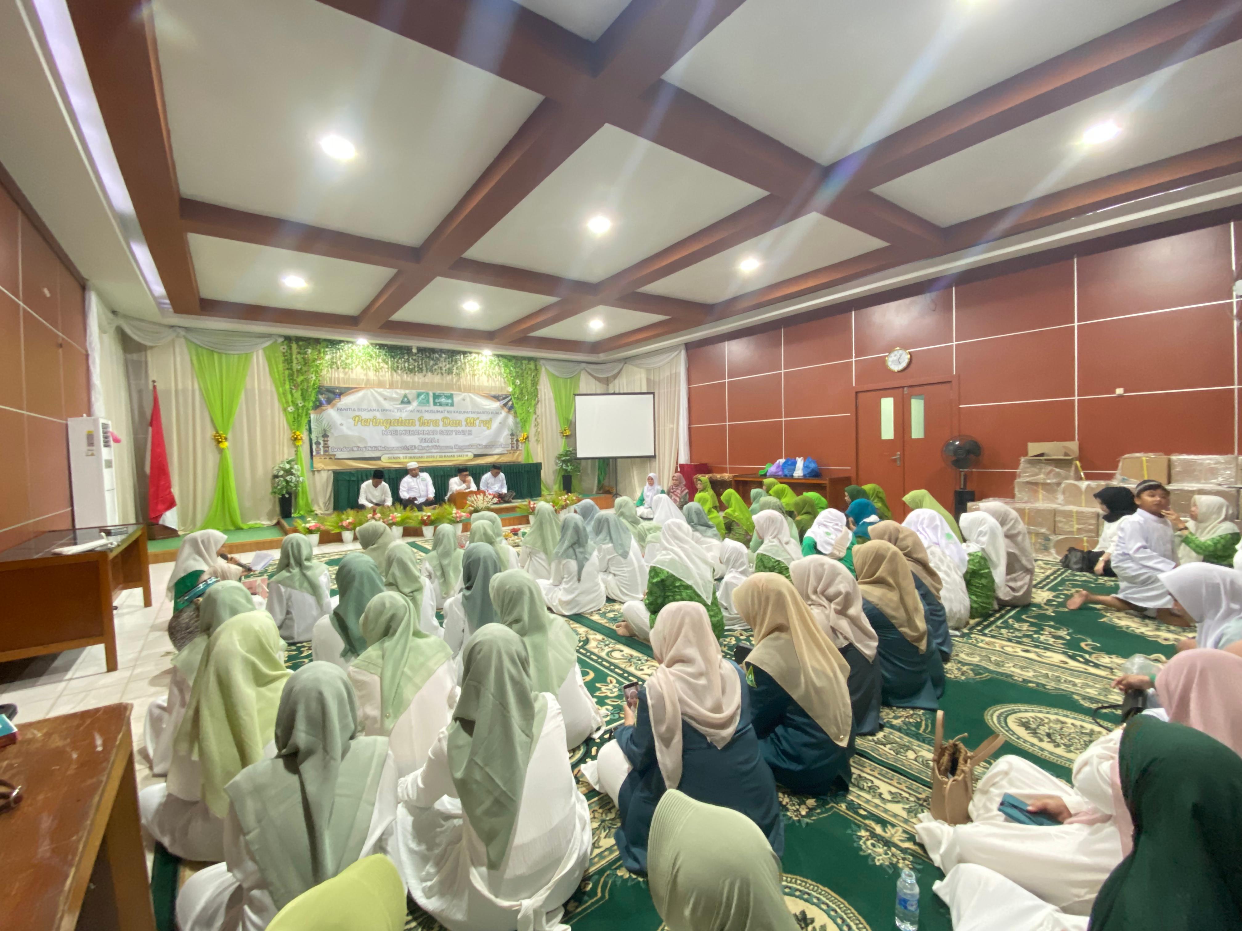 Muslimat NU, IPPNU, dan Fatayat NU Barito Kuala Sukses Gelar Peringatan Isra Mi’raj Nabi Muhammad SAW